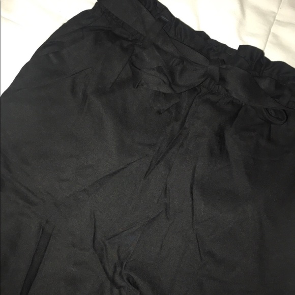 Black PaperBag Dress Pants - Picture 4 of 4
